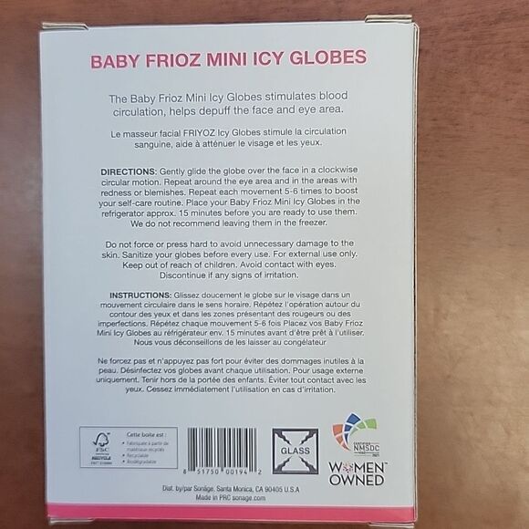 Sonage Baby Frioz Mini Icy Globes Facial Massager - Picture 6 of 7